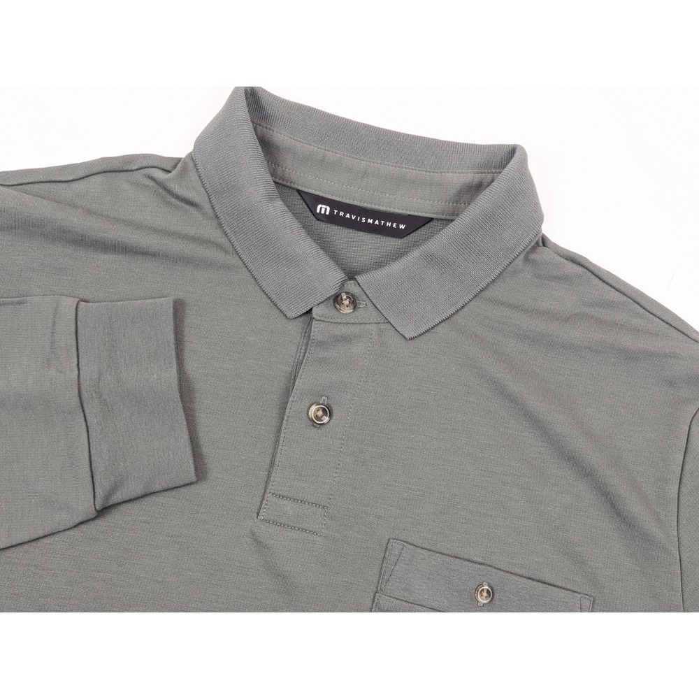 Travis Mathew Yacht Club Long Sleeve Mens Medium Shirt The Cloud Super Soft